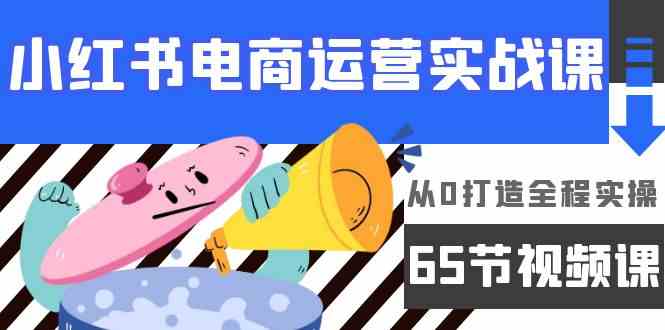 （9724期）小红书电商运营实战课，​从0打造全程实操（65节视频课）-网创项目