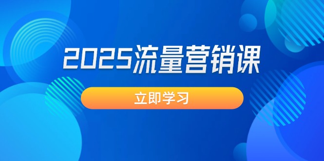 （14313期）2025流量营销课：直击业绩卡点, 拓客新策略, 提高转化率, 设计生意模式-网创项目